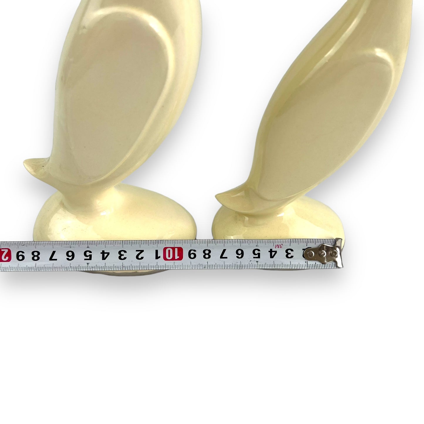 Cream Bird Statue Pair