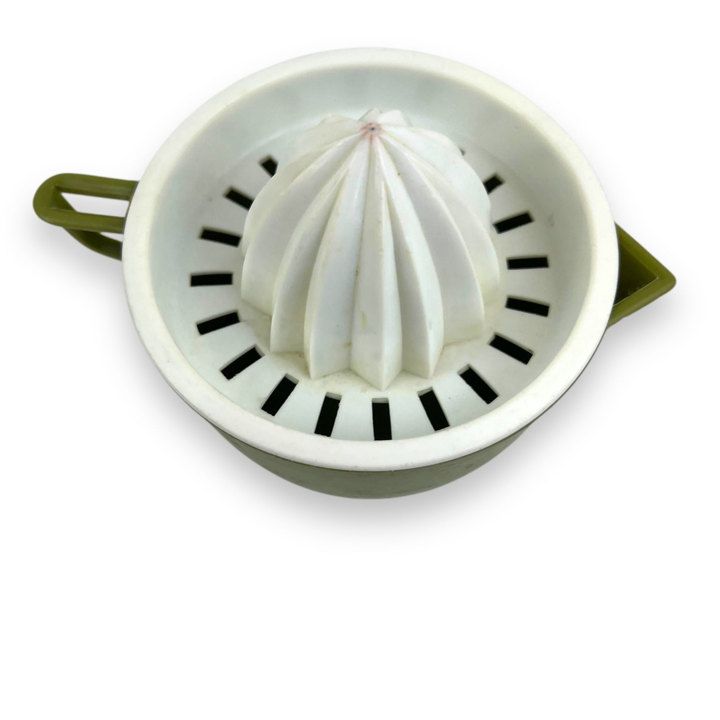 Green & White Plastic Citrus Juicer