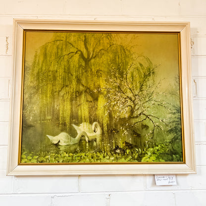 Vernon Ward – Lakeside in Spring (Framed Print)