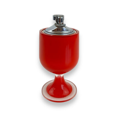 Red Lucite Table Lighter