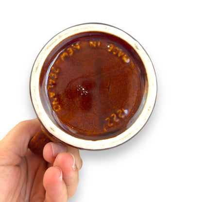 Brown Drip Glaze Mug Set of 4