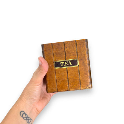 Wooden Kitchen Canister Set - Flour, Sugar, Coffee & Tea