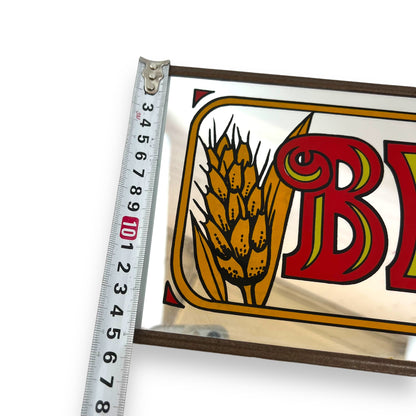 Beer 5cents Glass Mirror Framed Bar Sign
