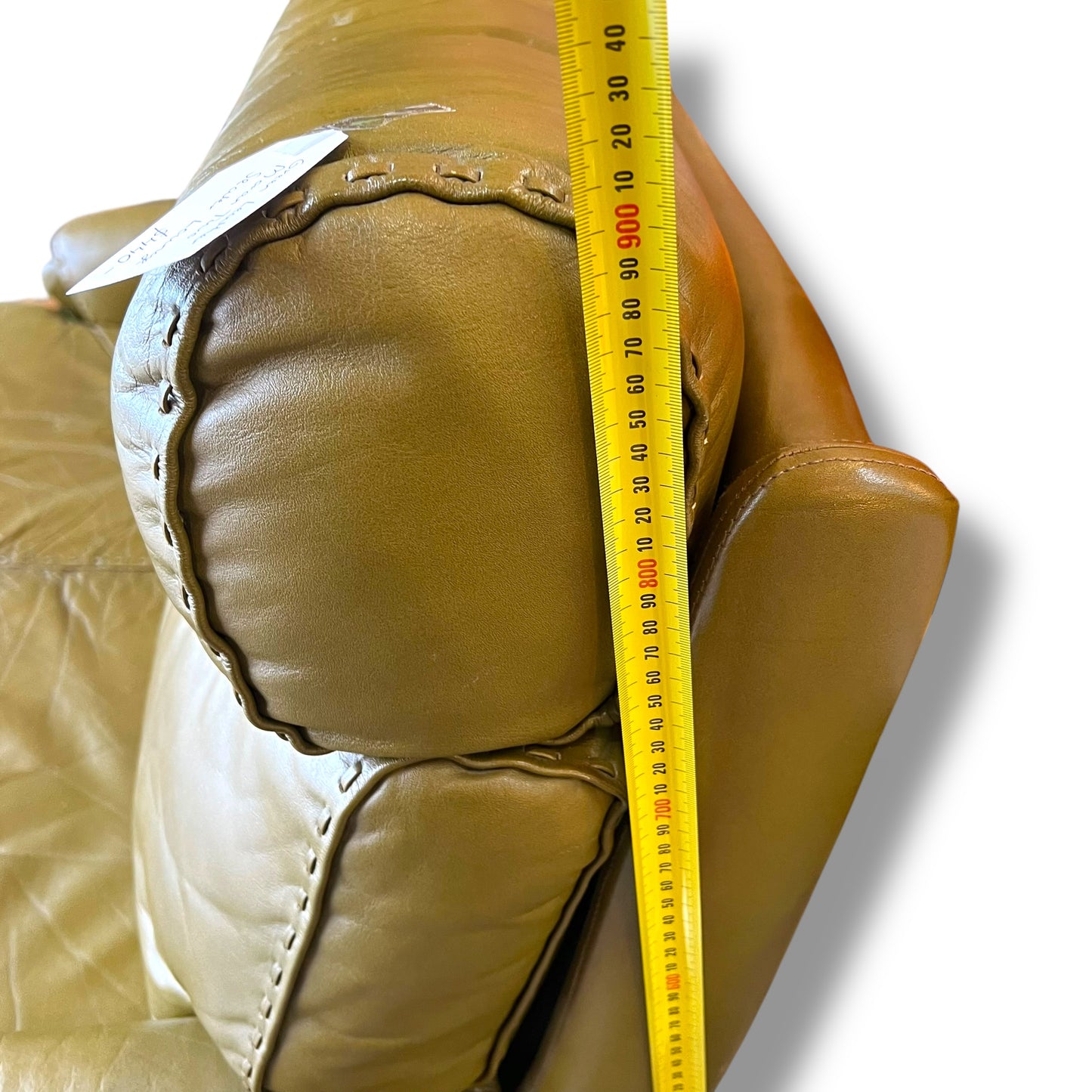 Olive Green Leather Moran Lounge – Australian Made