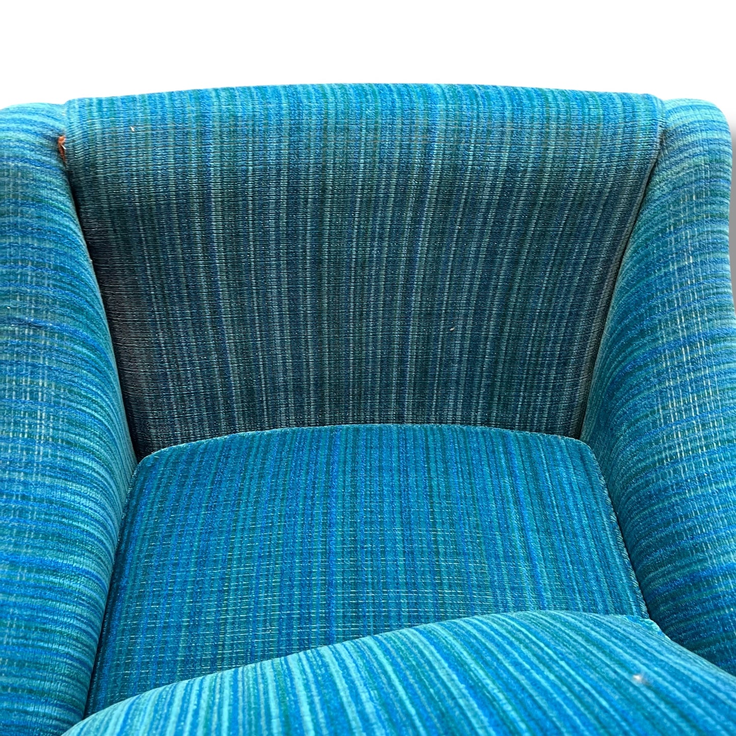 Blue Striped Armchair