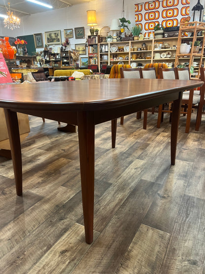 Parker Mid Century Teak Extendable Dining Table