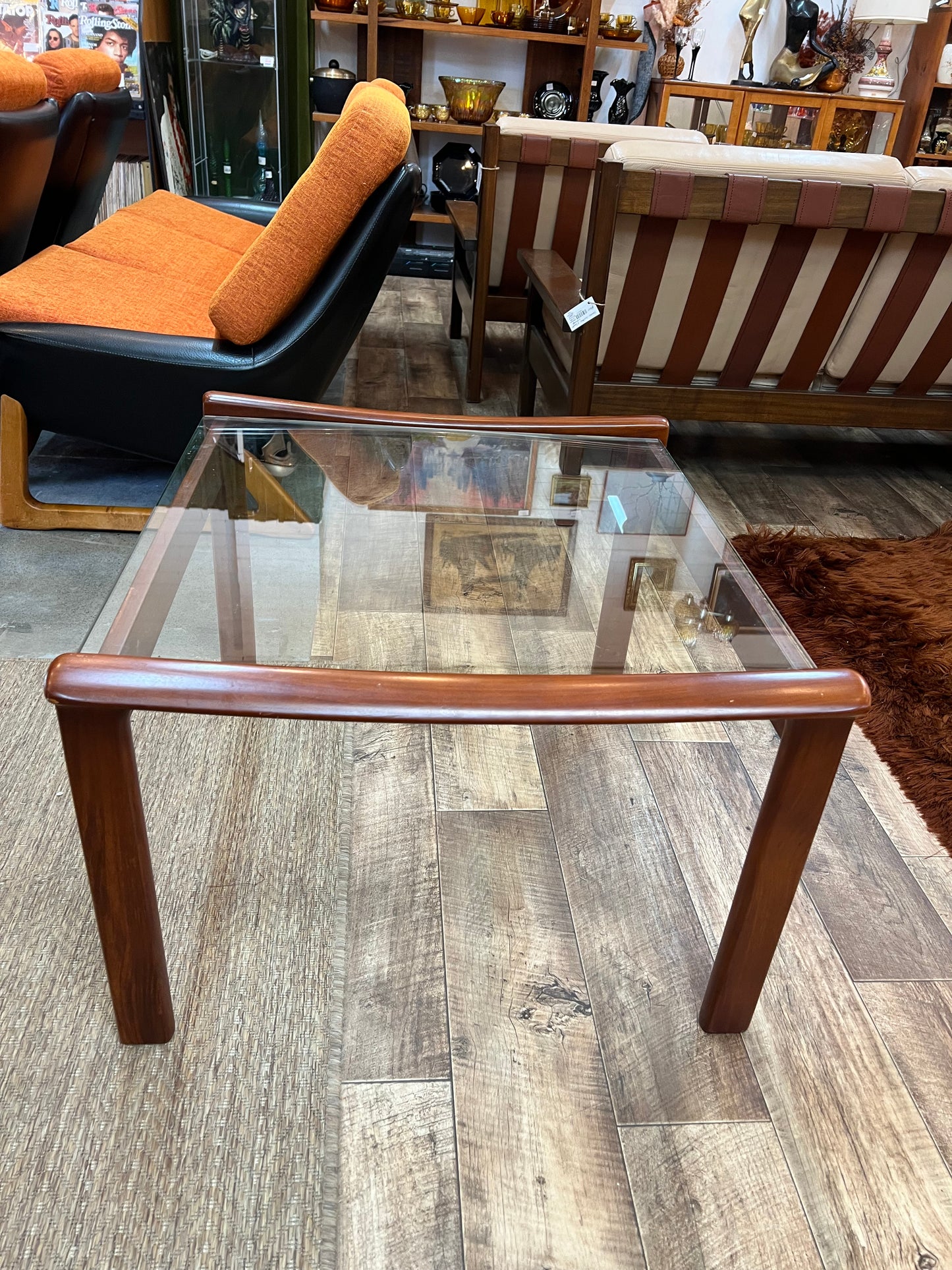 Tessa Glass Top Coffee Table