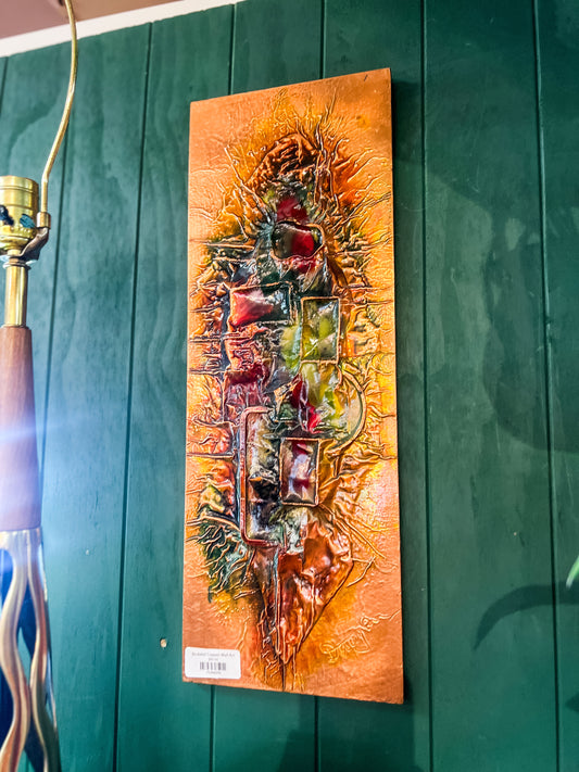 Brutalist Copper Wall Art