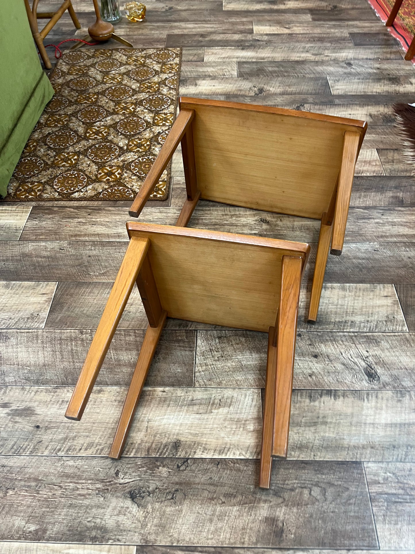 Mid Century Nesting Table Set of 2