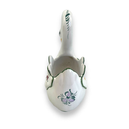 Hand-Painted Swan Planter – Made in Portugal