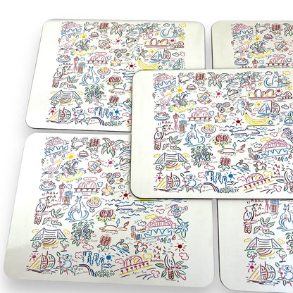 Ken Done Placemat Set of 6