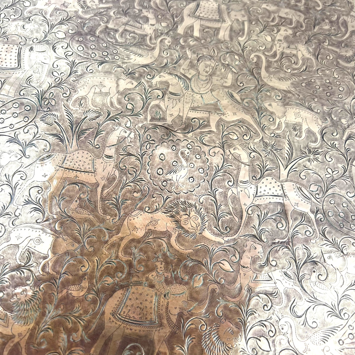XL Brass Serving platter tray