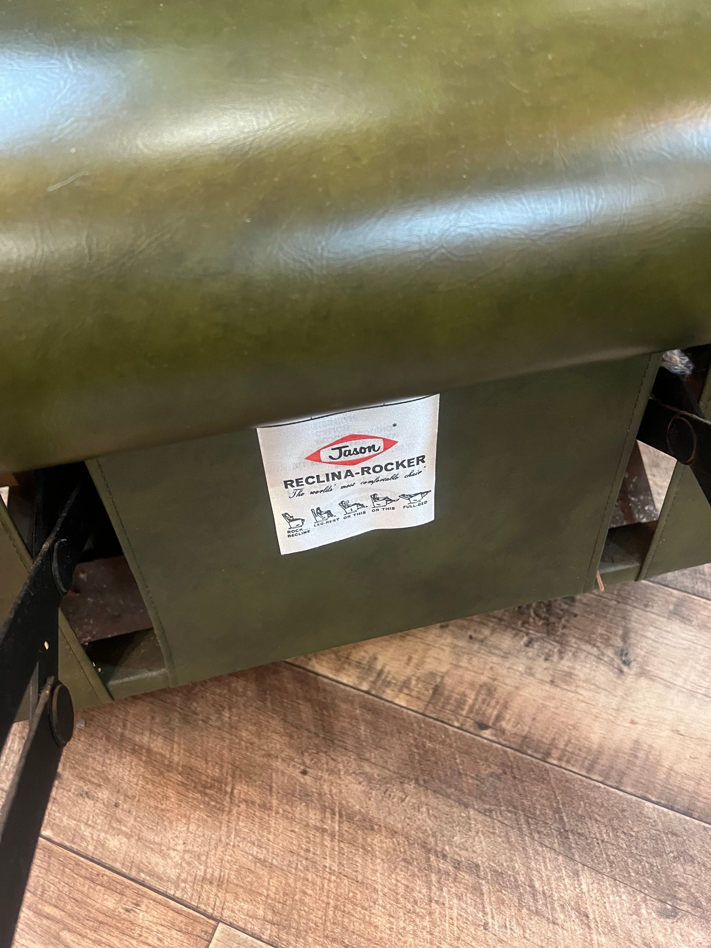 Jason Reclina-Rocker Olive Green Recliner Chair