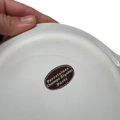 Porcelaines Champs-Élysées France Floral Dish set of 4