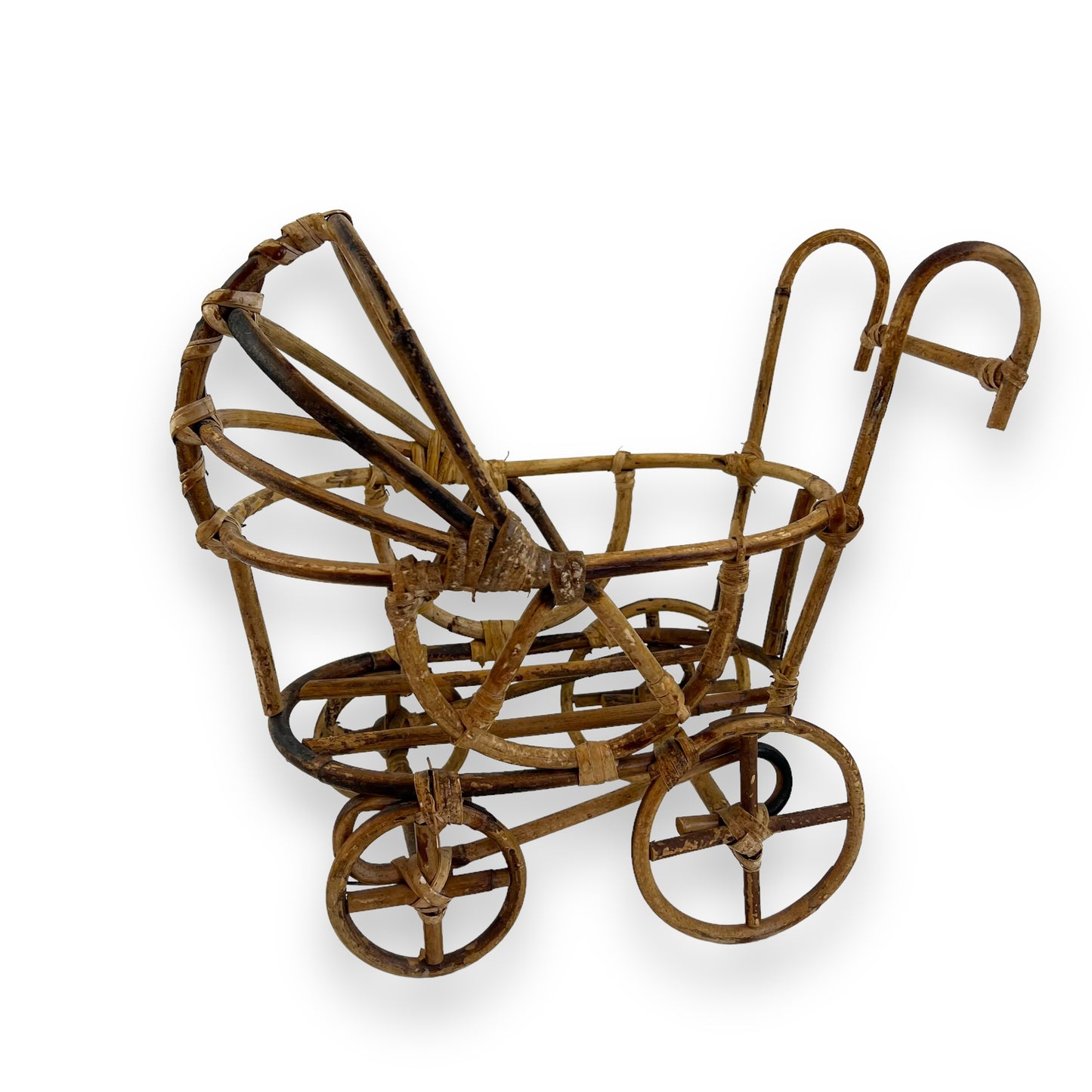 Cane Doll Pram