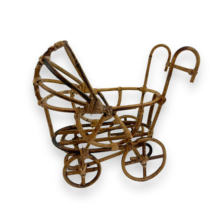 Cane Doll Pram