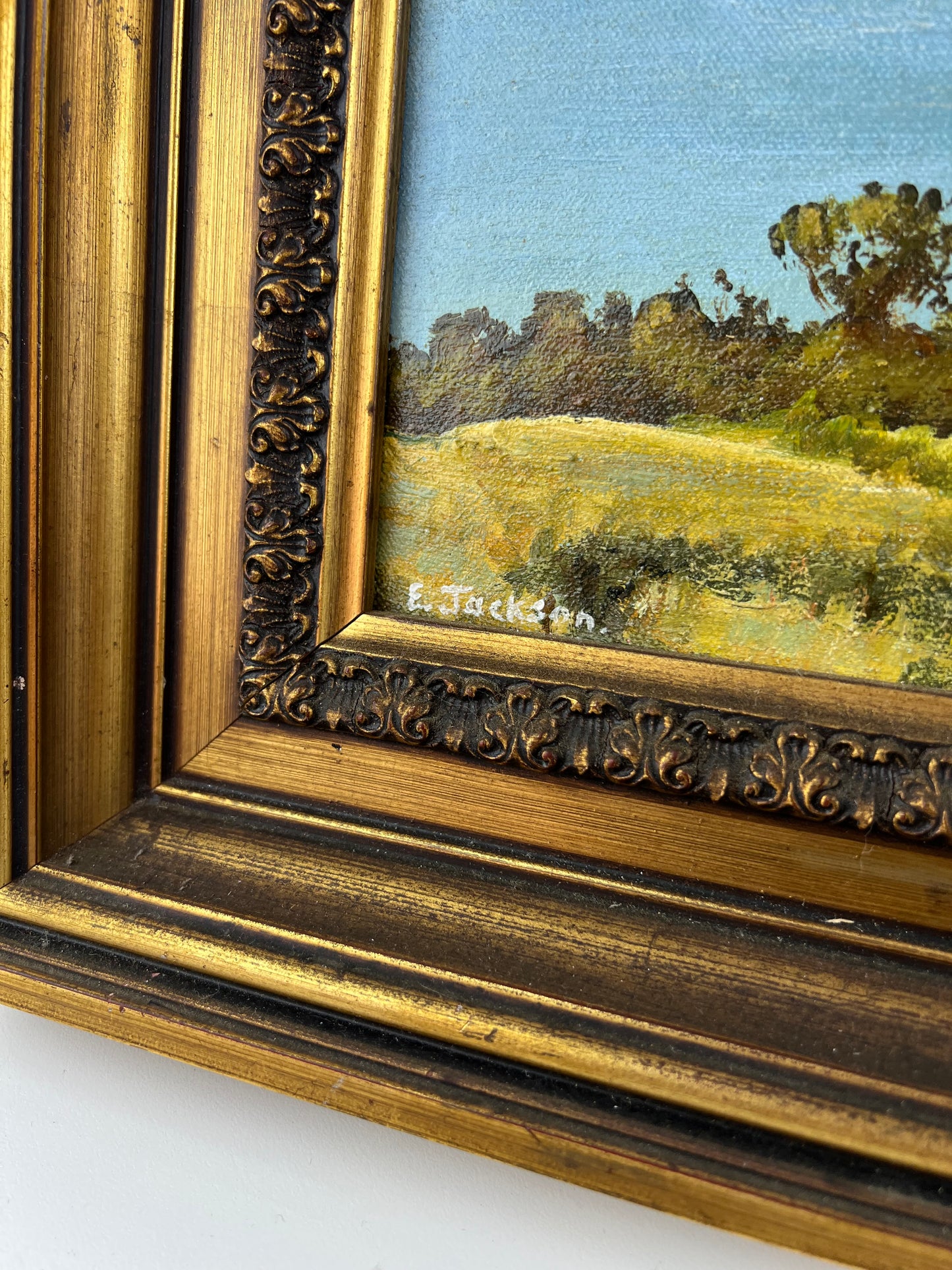 Half Moon Bay, Black Rock Original Coastal Painting- E. Jackson
