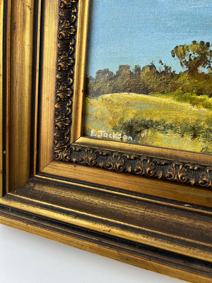 Half Moon Bay, Black Rock Original Coastal Painting- E. Jackson