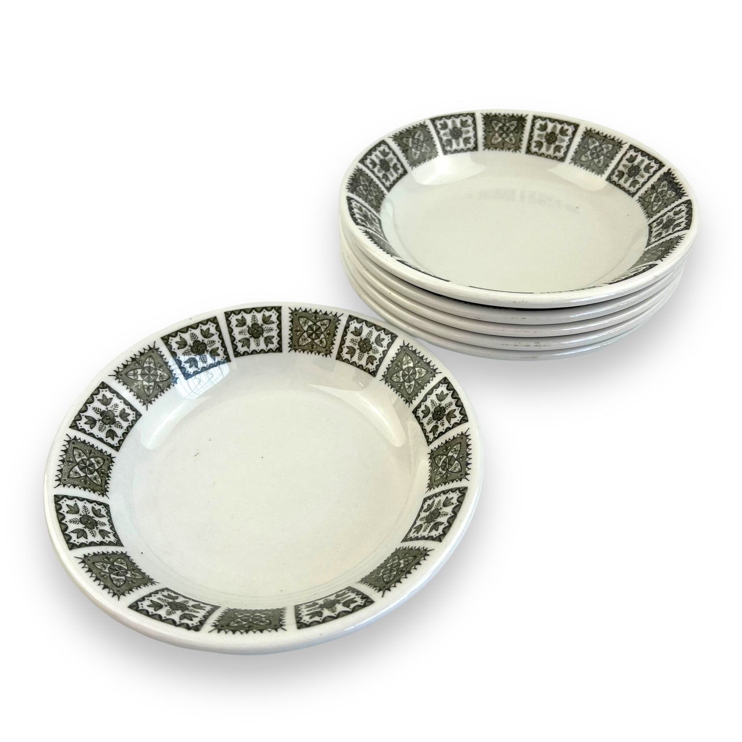 Maddock Marlow Green Patterned Bowl Set of 6