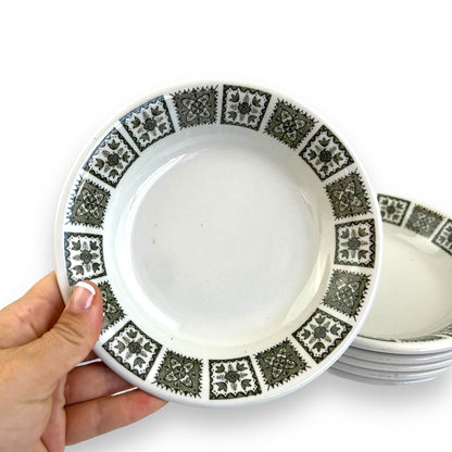 Maddock Marlow Green Patterned Bowl Set of 6