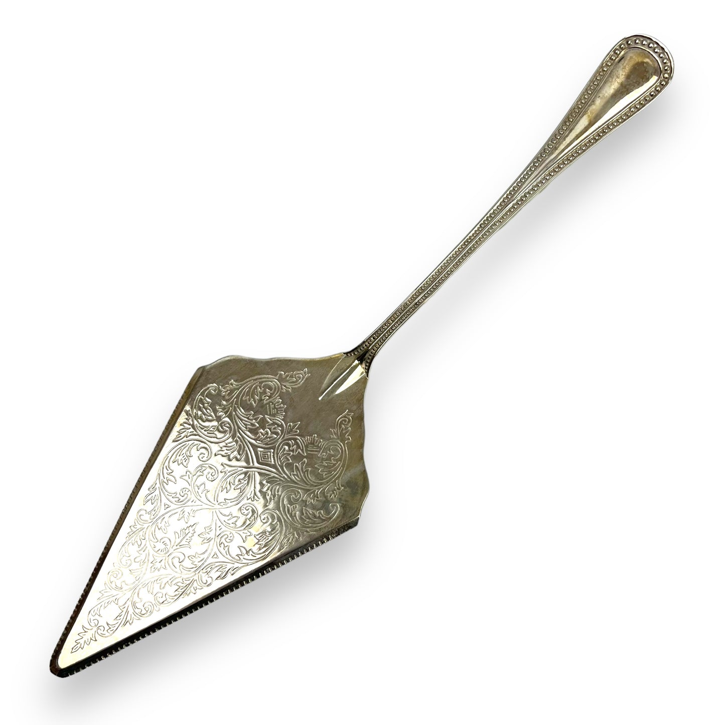 Silver Ornate Cake Server