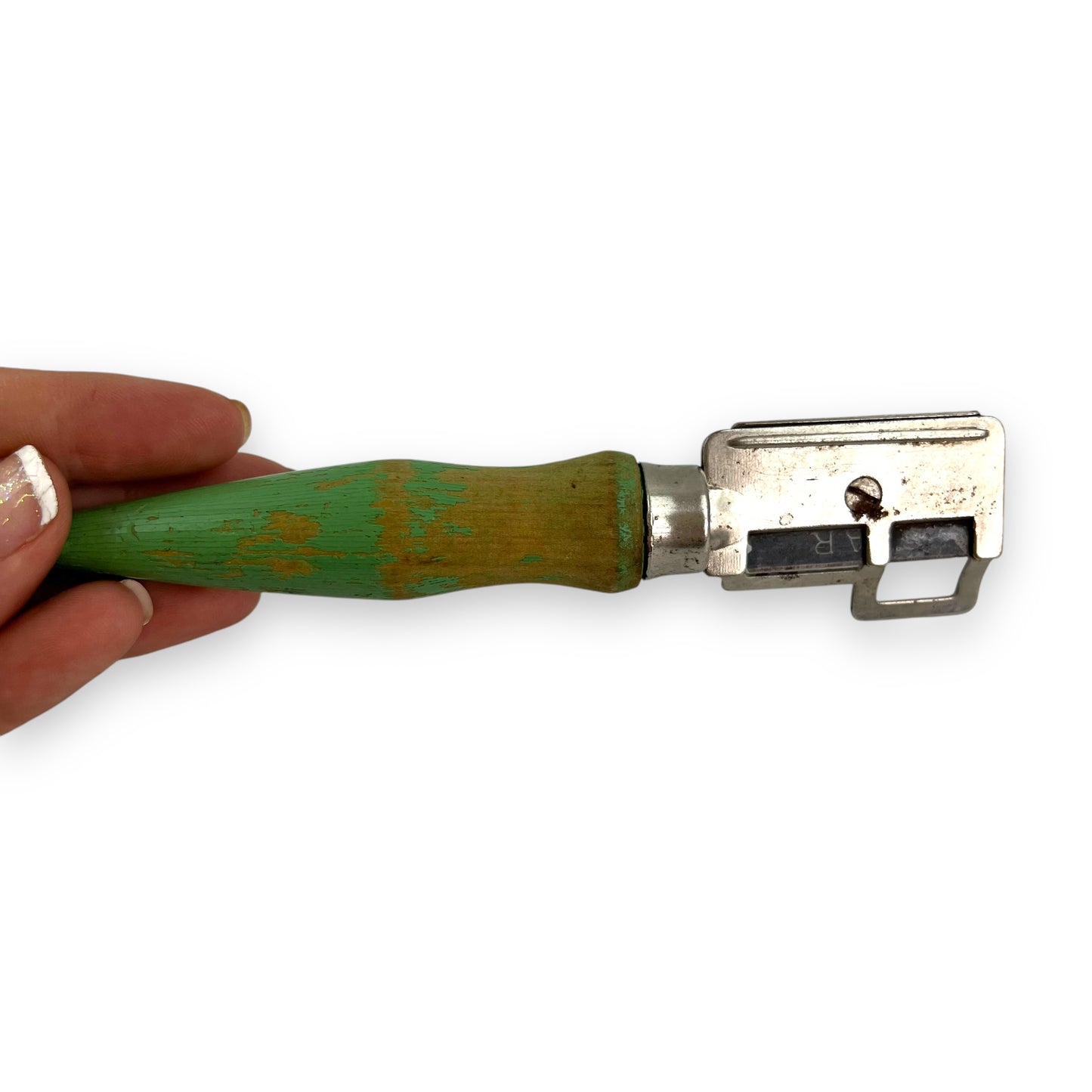 Green Handle Bean Slicer
