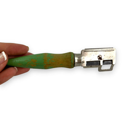 Green Handle Bean Slicer