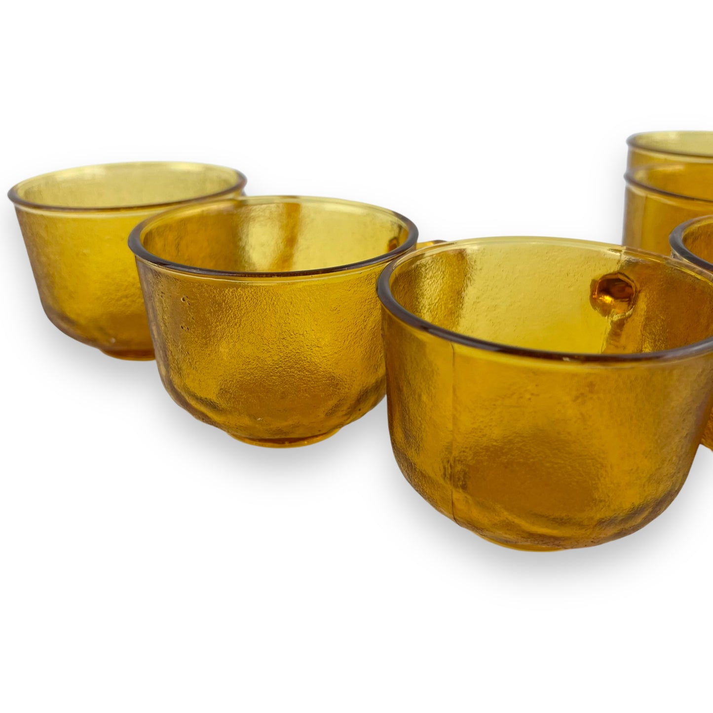Arcoroc Sierra Amber glass cup set of 6