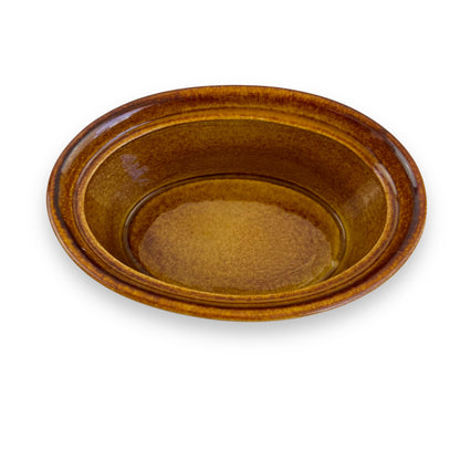 Brown Oval Baking Dish with Lid