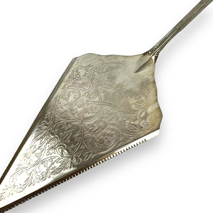 Silver Ornate Cake Server