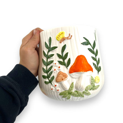Merry Mushroom Canister 23.5cm tall