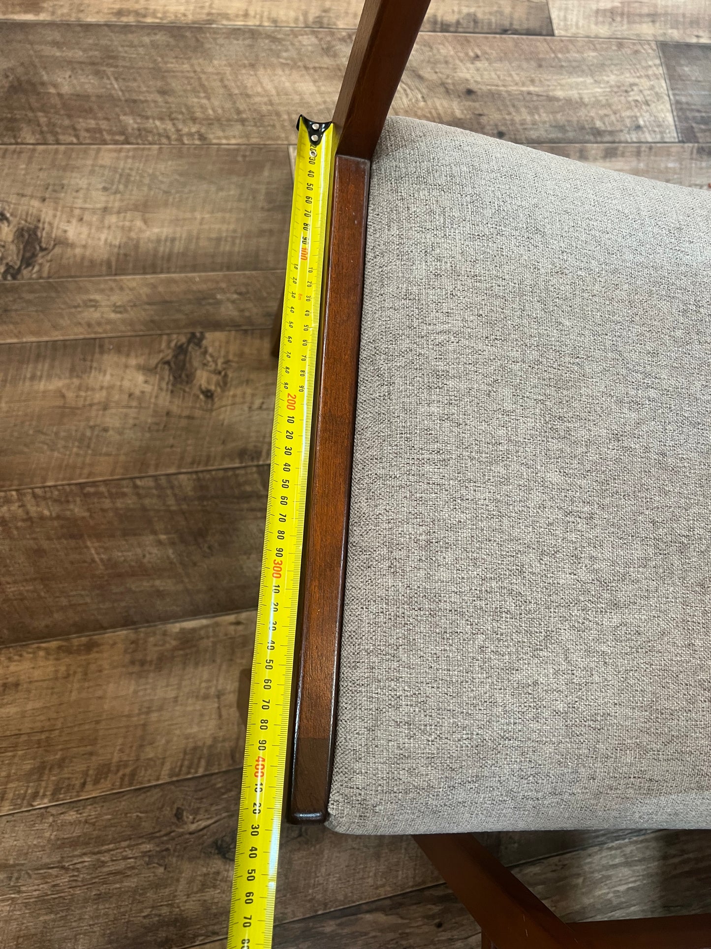 Parker Mid Century Teak Dining Chairs – Set of 6 (2 Carvers + 4 Chairs)