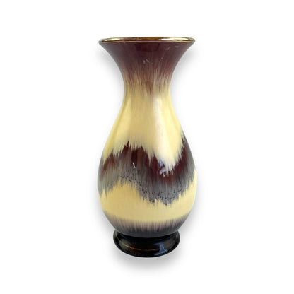 West German cream and purple vase