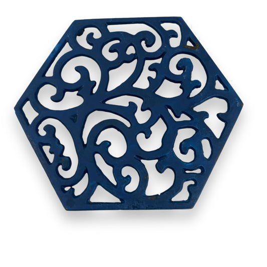Blue Metal Trivet