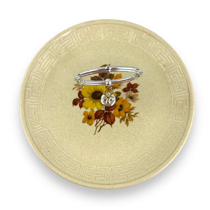 Johnson Australia Cake Plate with silver carry handle