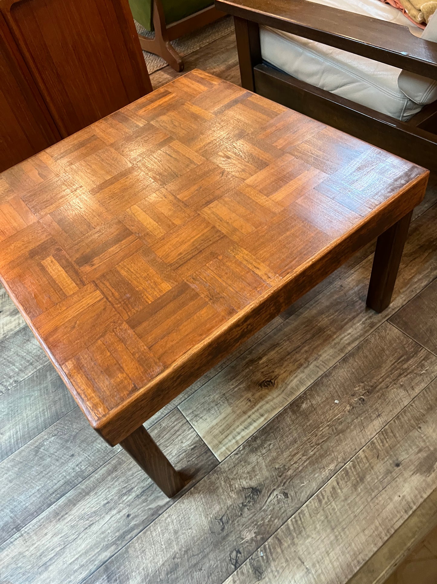Parquetry Square Coffee Table