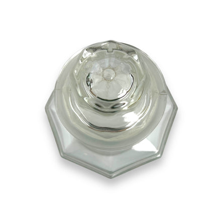 Clear Glass Jar with suction lid