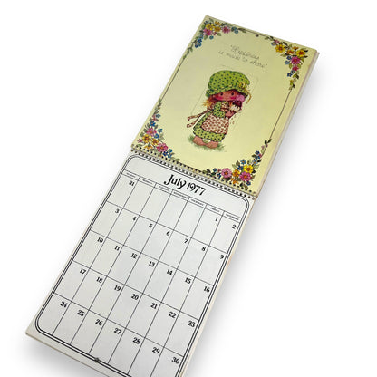 Holly Hobbie 1977 Calander