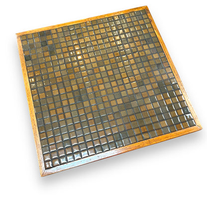 Mid-Century Mosaic Tile square coffee Table