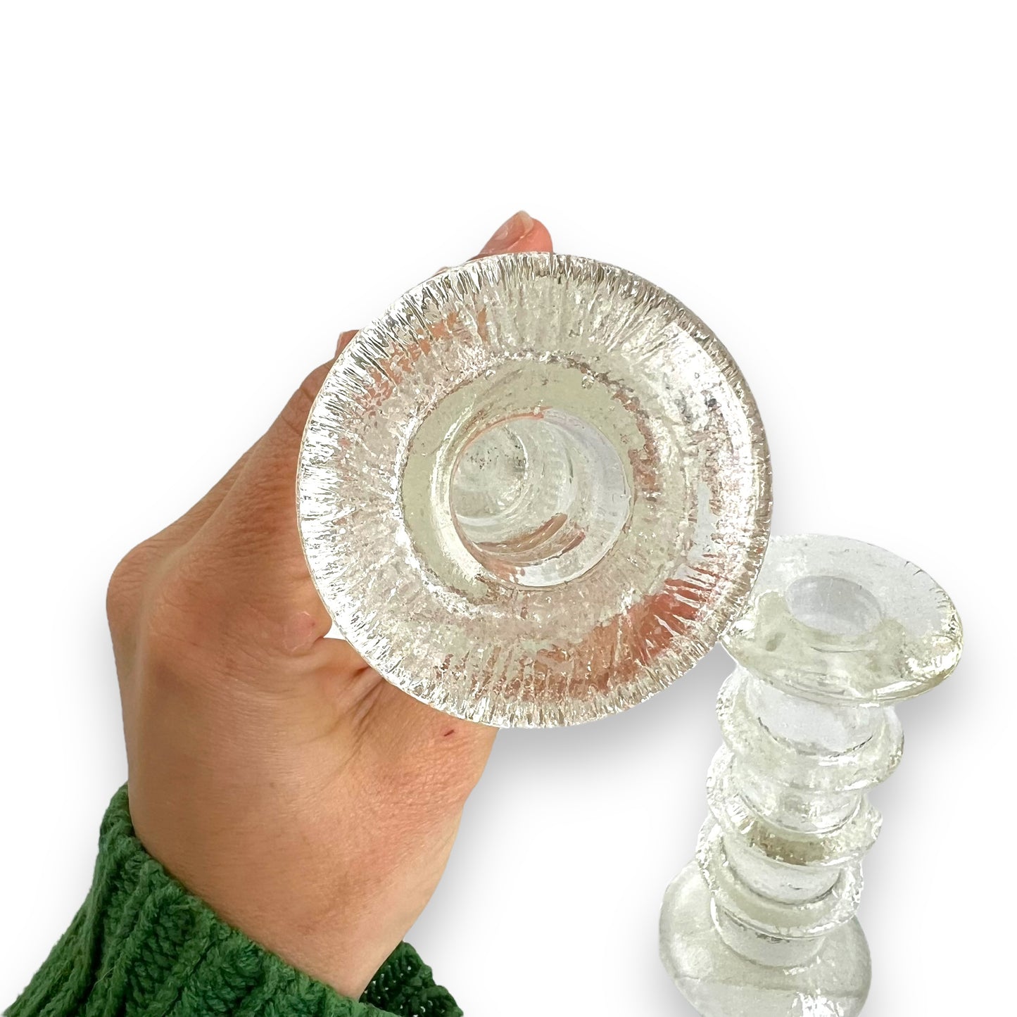 Littala Festivo Pillar Candlestick holder pair 15cm tall