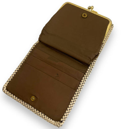 Glomesh Cream Mesh Wallet