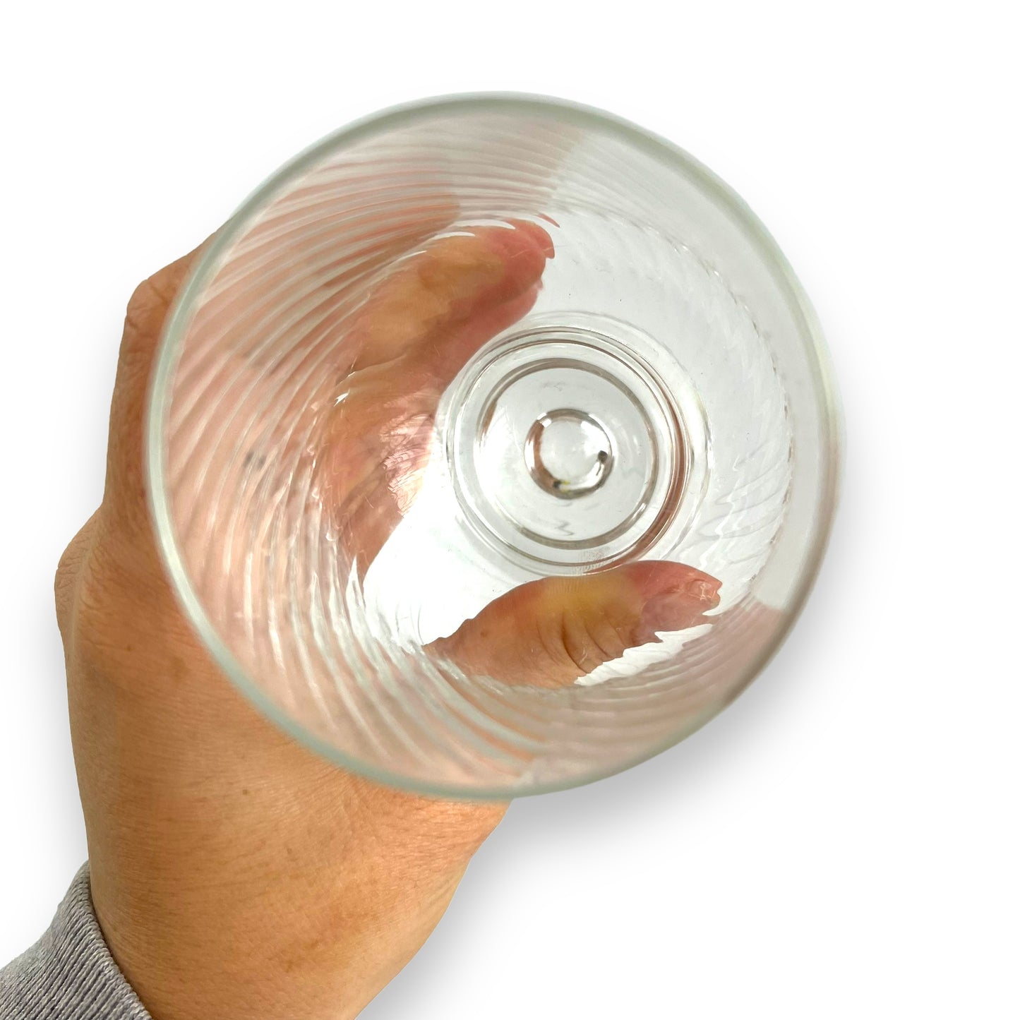 Crown Corning “Regis” Swirl 11.5cm tall Glass Set of 6