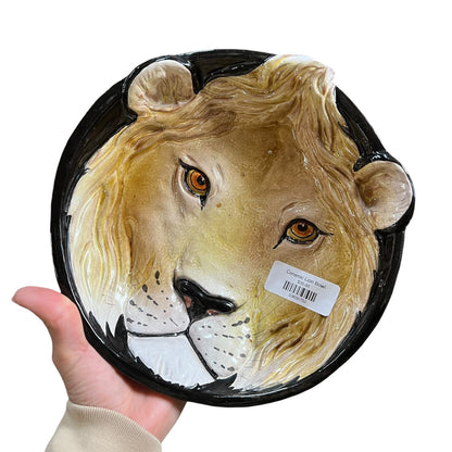Ceramic Lion Bowl