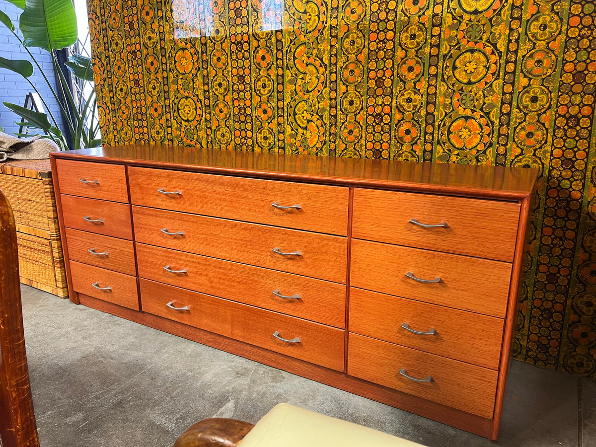 Alrob 12 Drawer Timber Lowboy – Australian Made