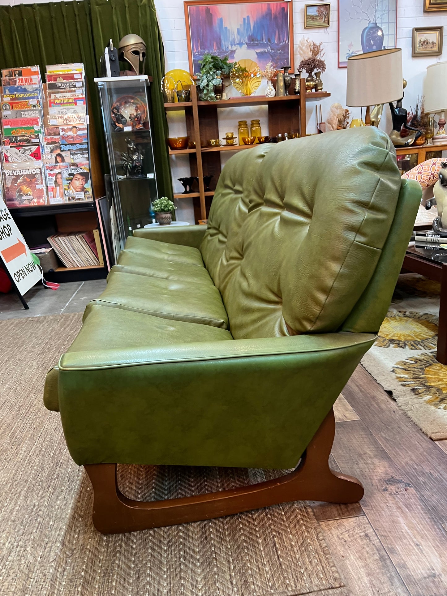 Green Modular 4-Seater Lounge
