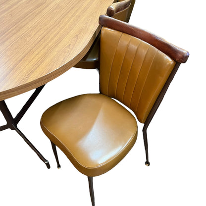 Kendall Mid-Century Extendable Dining Table & 10 Chairs