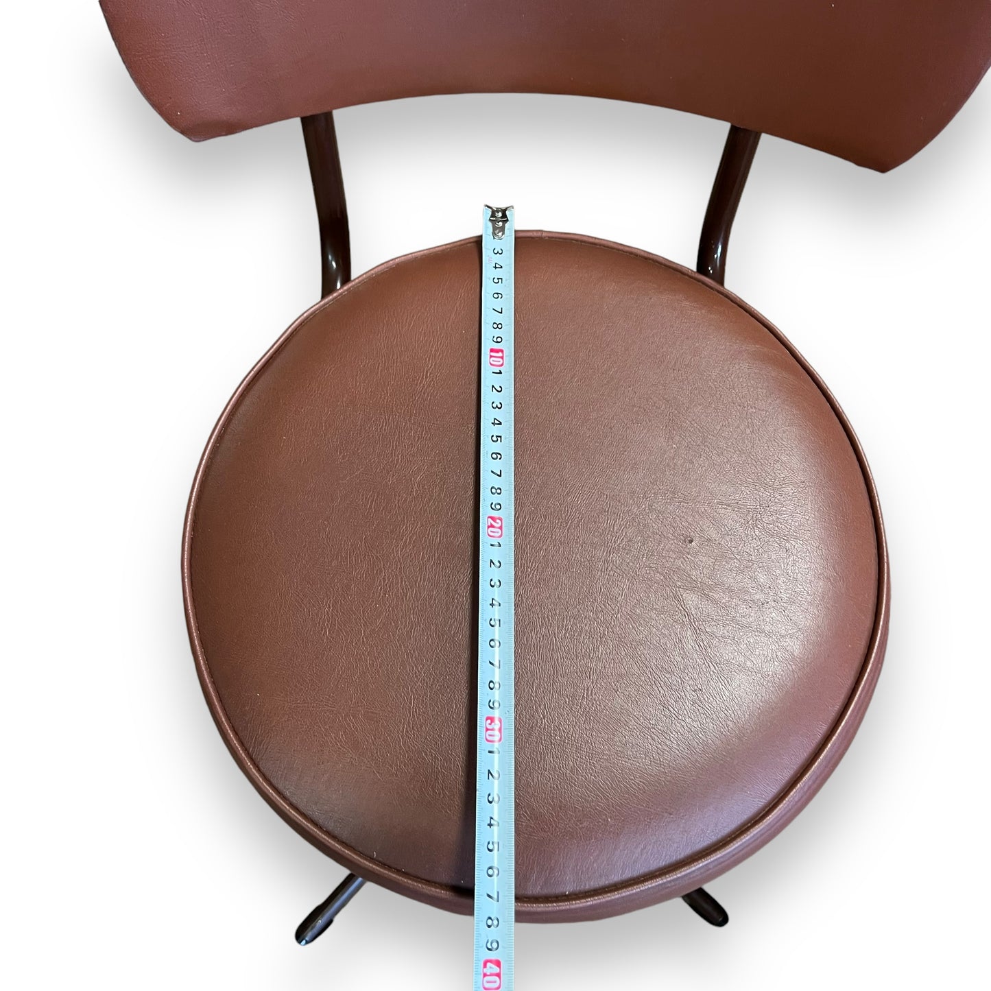 Brown Swivel Barstool set of 2