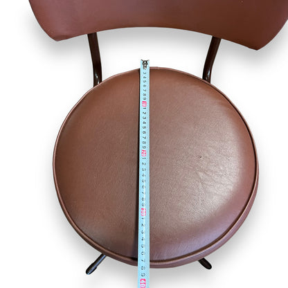 Brown Swivel Barstool set of 2