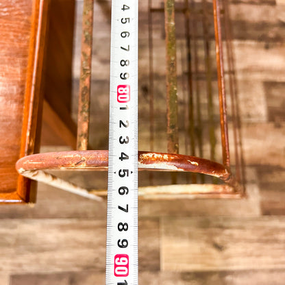 Vintage rusty plant stand
