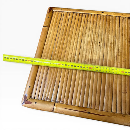 Bamboo & Rattan Side Table
